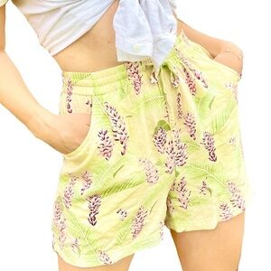Tommy Bahama Vintage High Waisted Coastal Flowy Summer Shorts XS